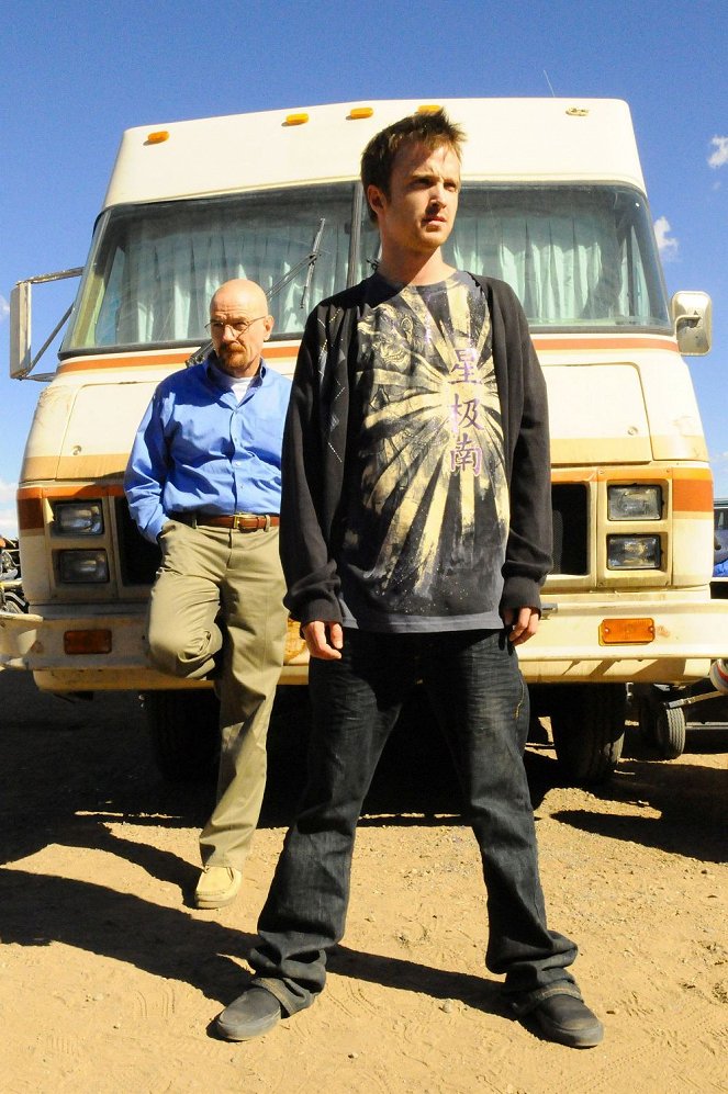 Breaking Bad - Season 3 - Sunset - Van de set - Bryan Cranston, Aaron Paul