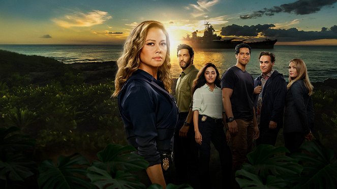 Navy CIS: Hawai'i - Season 2 - Werbefoto - Vanessa Lachey, Noah Mills, Yasmine Al-Bustami, Alex Tarrant, Jason Antoon, Tori Anderson