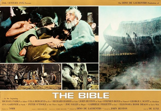 Die Bibel - Lobbykarten - John Huston