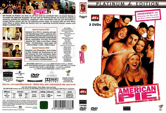 American Pie - A Primeira Vez - Capas