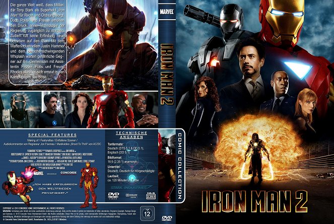 Iron Man 2 - Carátulas