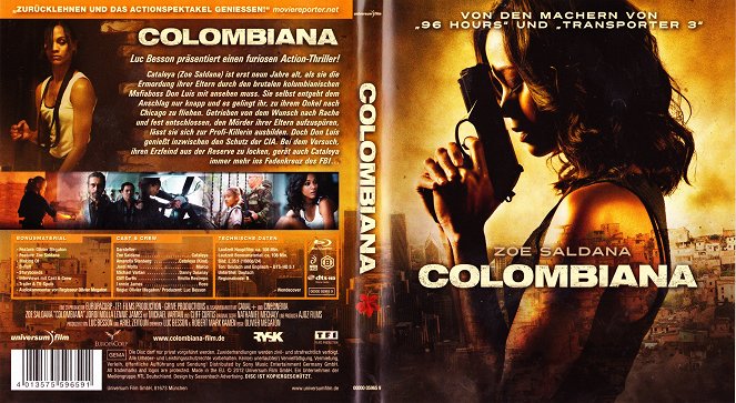 Colombiana - Couvertures