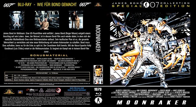 James Bond 007 - Moonraker - Streng geheim - Covers