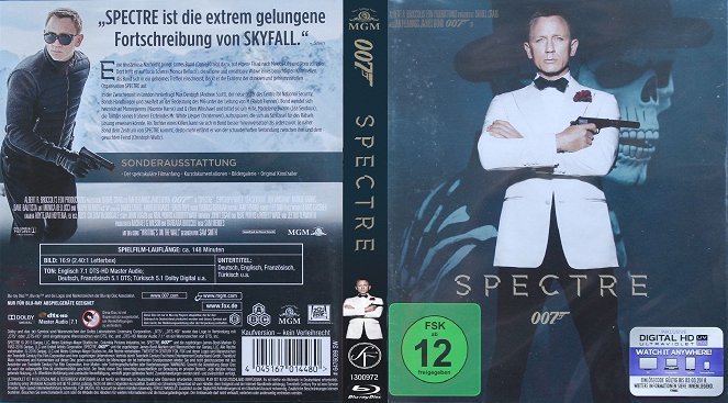 007 Spectre - Couvertures