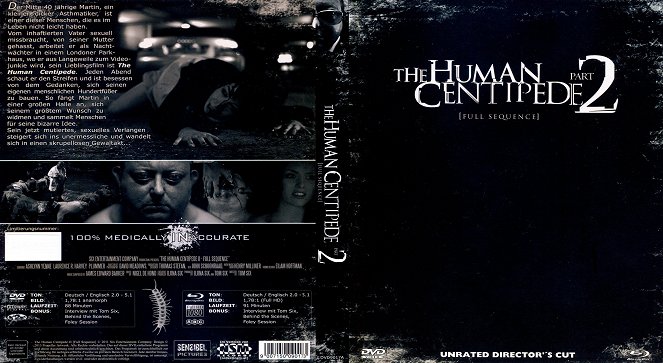 The Human Centipede II (Full Sequence) - Couvertures