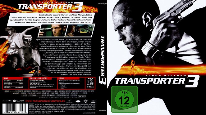 Transporter 3 - Carátulas
