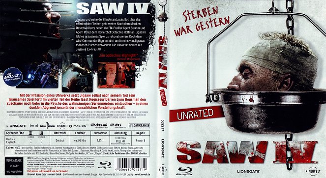 Saw 4 - A Revelação - Capas