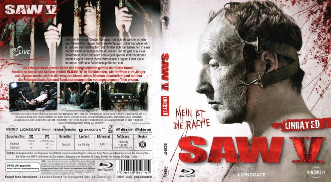 Saw 5 - Couvertures