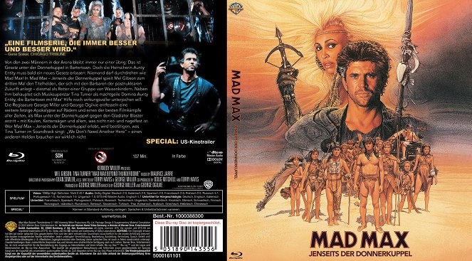Mad Max III - Jenseits der Donnerkuppel - Covers