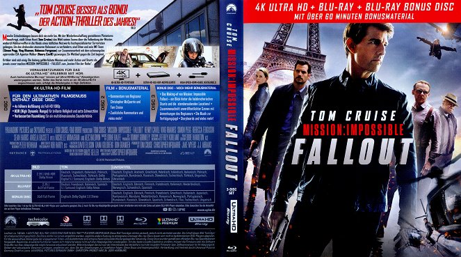 Mission: Impossible - Fallout - Couvertures