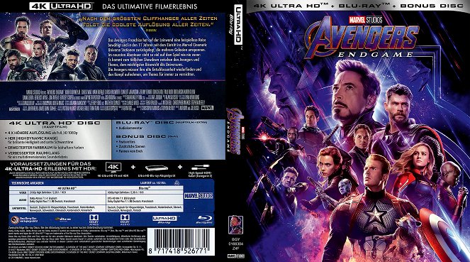 Avengers : Endgame - Couvertures