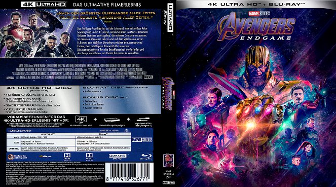 Avengers: Endgame - Covers