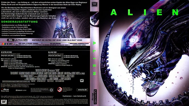 Alien - kahdeksas matkustaja - Coverit