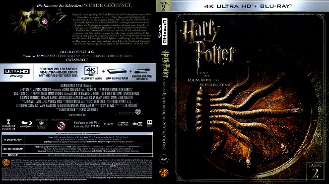 Harry Potter y la Cámara Secreta - Carátulas