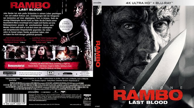 Rambo: Ostatnia krew - Okładki