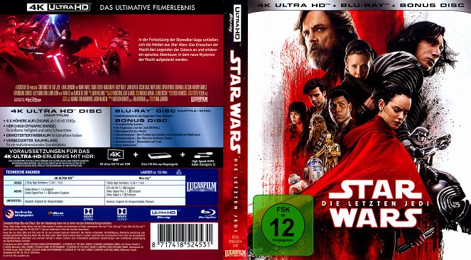 Gwiezdne wojny: Ostatni Jedi - Okładki