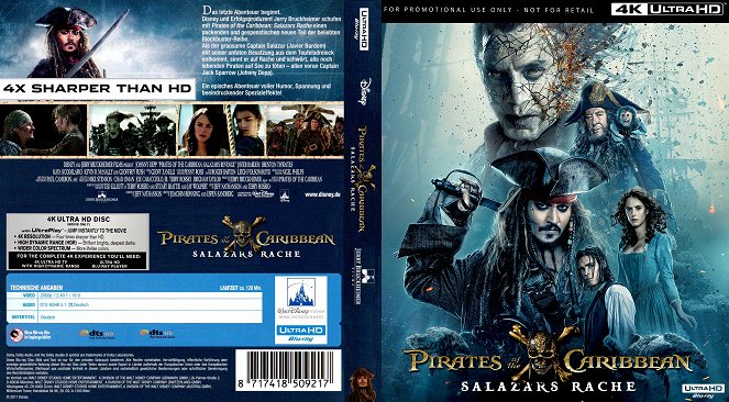 Piraci z Karaibów: Zemsta Salazara - Okładki
