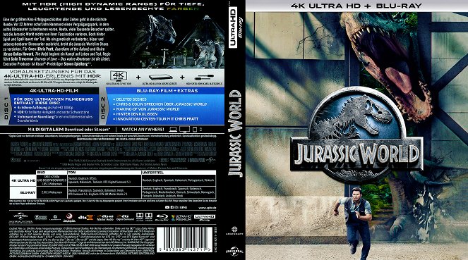 Jurassic World - Carátulas