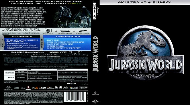 Jurassic World - Borítók