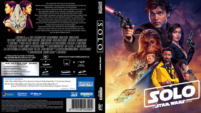 Han Solo: Uma História de Star Wars - Capas