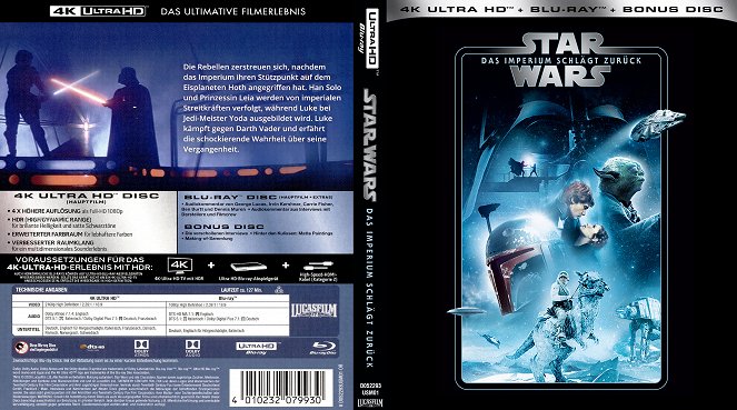 Star Wars: A Birodalom visszavág - Borítók