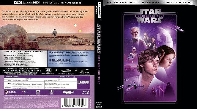 Star Wars: Episódio IV - Uma Nova Esperança - Capas