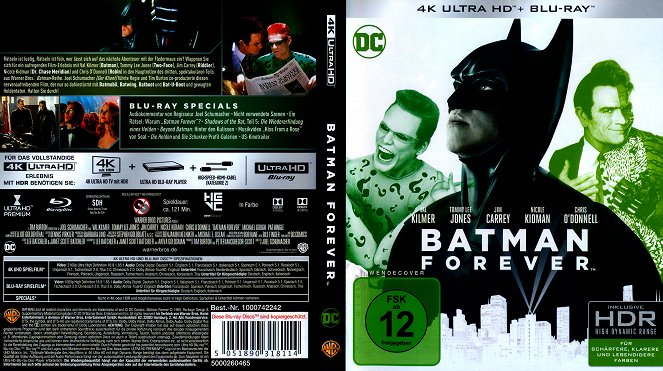 Batman Forever - Okładki