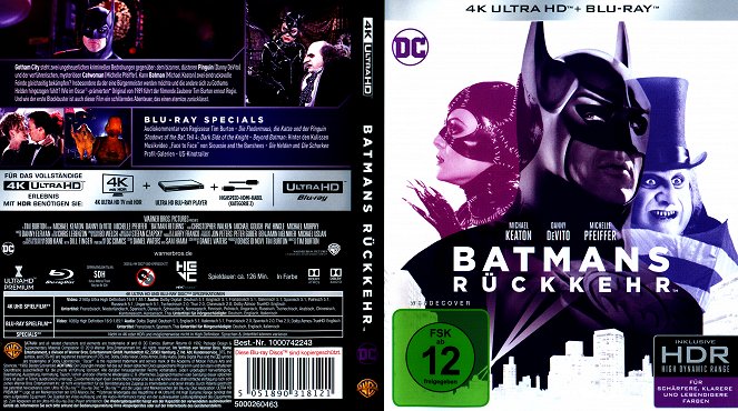 Batman vuelve - Carátulas
