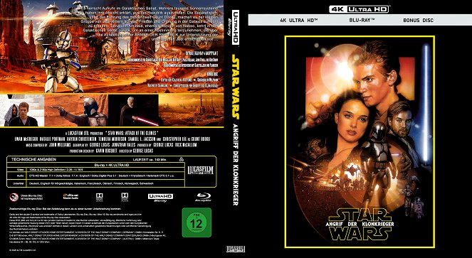 Gwiezdne wojny: Część II - Atak klonów - Okładki