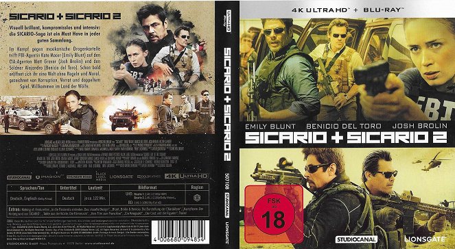 Sicario 2 - Covers
