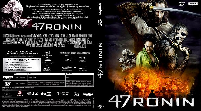 La leyenda del samurái: 47 Ronin - Carátulas