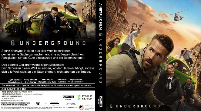 6 Underground - Capas