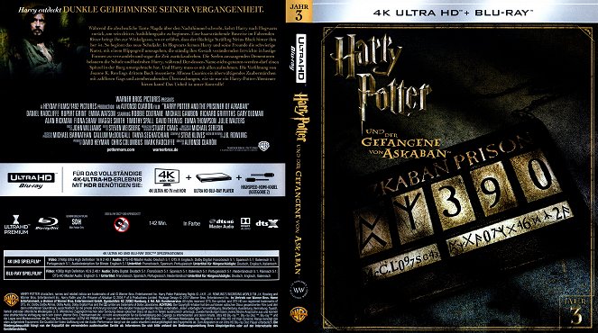 Harry Potter y el Prisionero de Azkaban - Carátulas