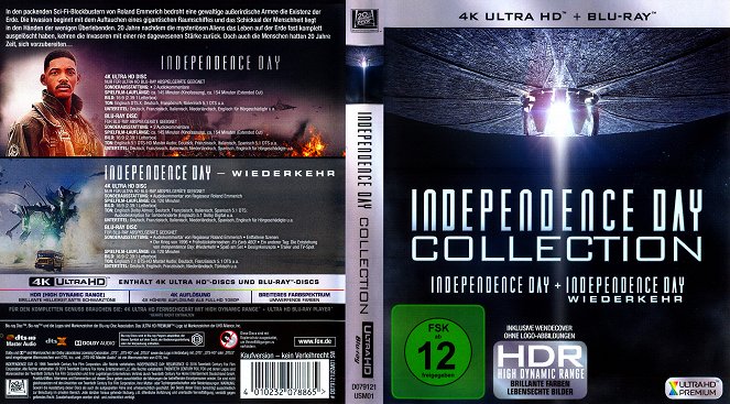 Independence Day : Resurgence - Couvertures