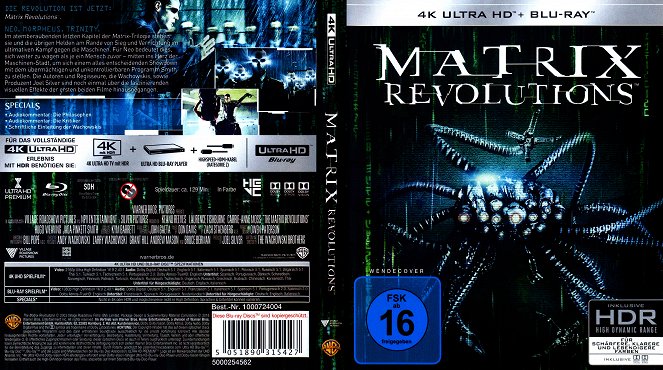 Matrix Revolutions - Couvertures