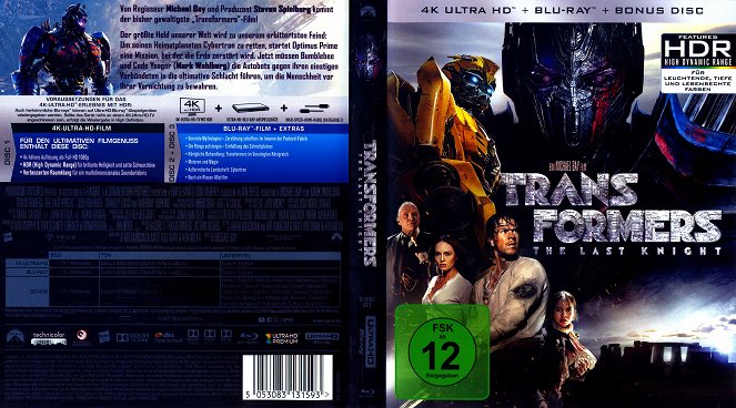 Transformers : The Last Knight - Couvertures