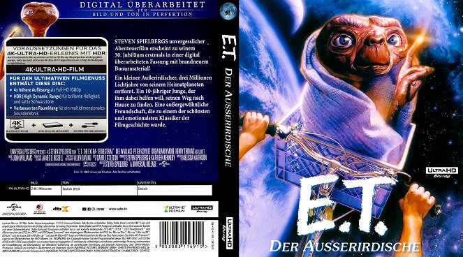 E.T., el extraterrestre - Carátulas