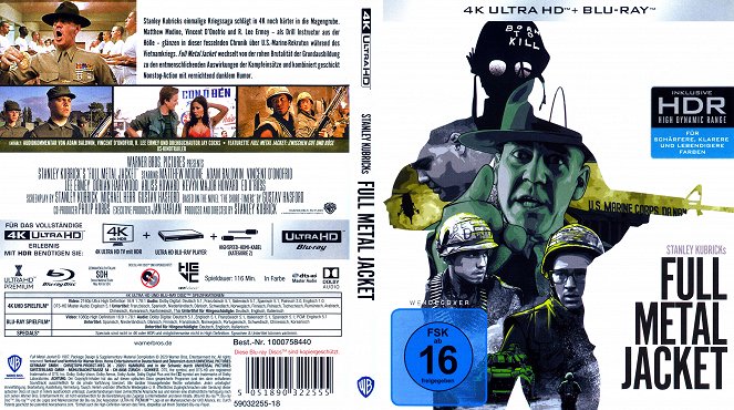 Full Metal Jacket - Nascido Para Matar - Capas