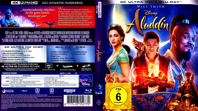 Aladdin - Borítók