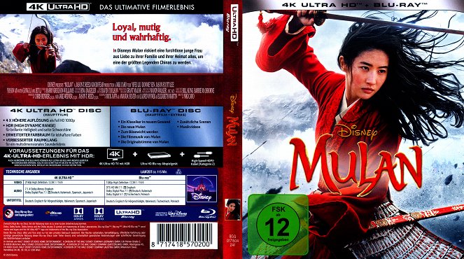 Mulan - Borítók