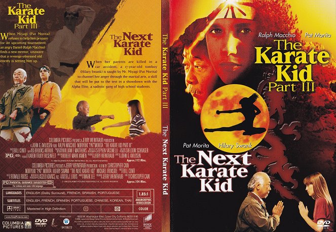 Karate Kid III. El desafío final - Carátulas