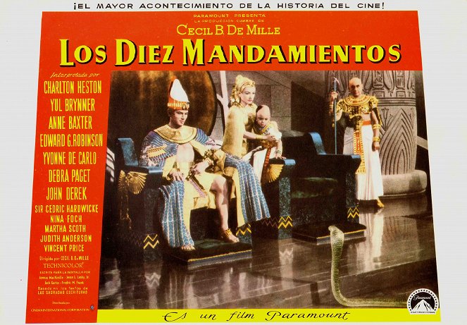 Os Dez Mandamentos - Cartões lobby