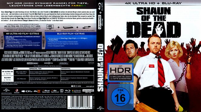 Shaun of the Dead - Couvertures