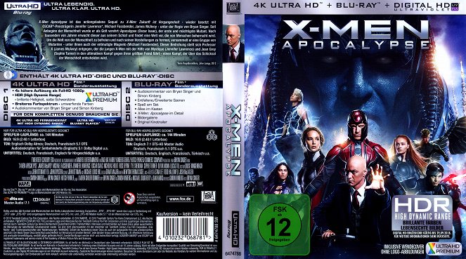 X-Men: Apocalypse - Couvertures