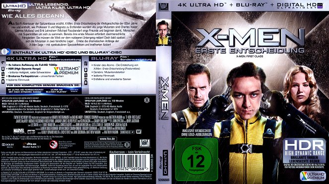 X-Men: Erste Entscheidung - Covers
