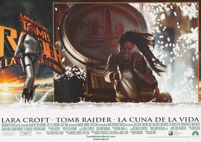 Lara Croft: Tomb Raider - Die Wiege des Lebens - Lobbykarten - Angelina Jolie