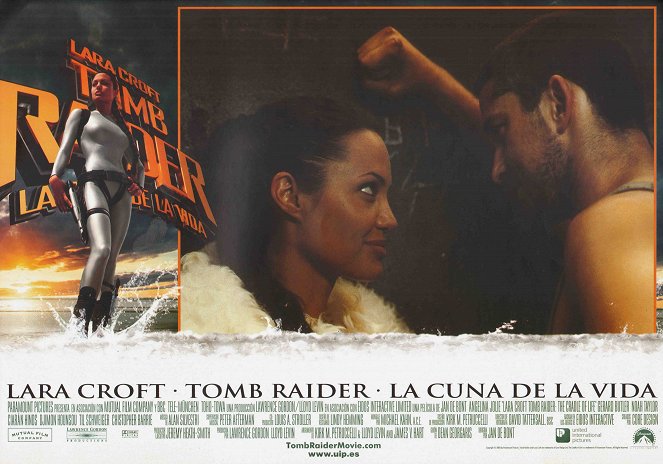 Lara Croft Tomb Raider: The Cradle of Life - Lobbykaarten - Angelina Jolie, Gerard Butler