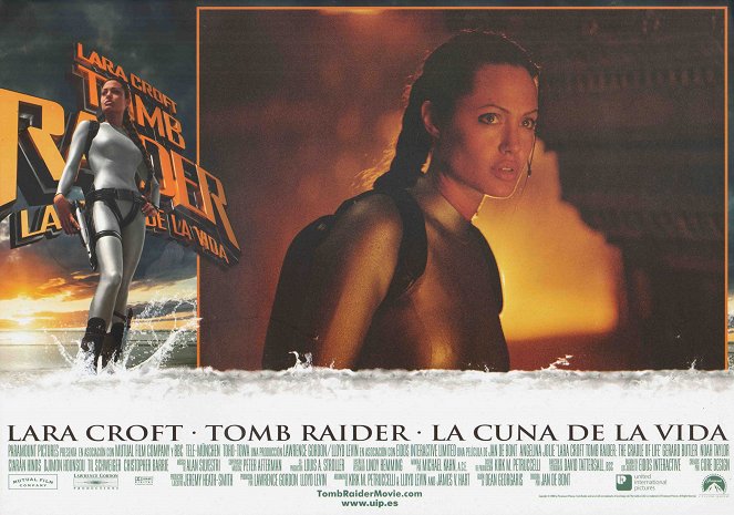 Lara Croft: Tomb Raider - O Berço da Vida - Cartões lobby - Angelina Jolie