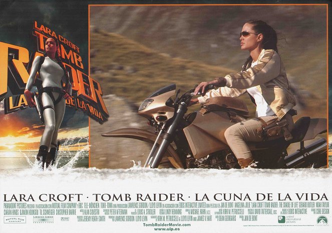 Lara Croft Tomb Raider: The Cradle of Life - Lobbykaarten - Angelina Jolie