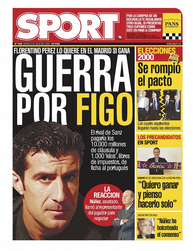 The Figo Affair: The Transfer That Changed Football - Photos